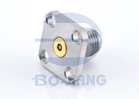 3.5mm JACK RF/Microwave coaxial connector Flange mode Recept Type with 4 Holes