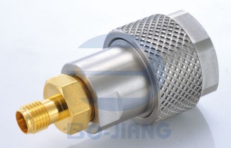 3.5mmメスからNプラグアダプタ - 3.5mmジャックからNプラグアダプタ