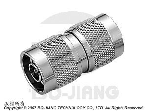 Adaptador coaxial RF/microondas de enchufe N a enchufe N, 75ohms - Adaptador de enchufe N a enchufe N 75Ohms