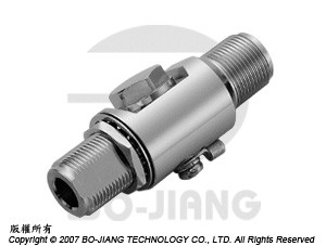 N型穿牆式射頻微波同軸突波吸收器, 母端對母端,使用頻率0~3GHz - N型穿牆式同軸突波接收器,母對母