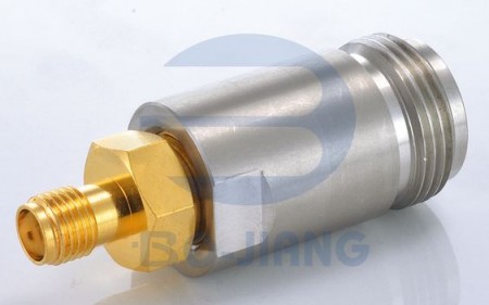 N型メス端子からSMAメス端子へのRFマイクロ波同軸アダプタ - NジャックからSMAジャックへのアダプタ