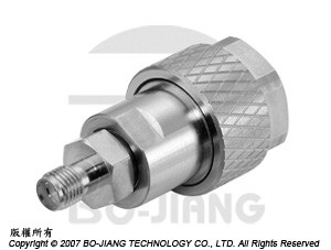 Adaptateur coaxial RF/micro-ondes de haute performance de type N vers prise SMA - Adaptateur N mâle vers SMA femelle