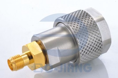 N型オス端子からSMAメス端子へのRFマイクロ波同軸アダプタ - NプラグからSMAジャックへのアダプタ