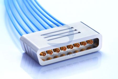 ロック不可機能の8チャンネル射频コネクター線組み - 八巻き道線組み、ロック不可