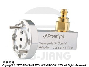 Guia de onda WR-10 para tomada de 1,0 mm - Adaptadores coaxiais de guia de onda para tomada de 1,0 mm