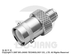 反極性BNC對SMA射頻微波同軸轉接器 - 反極性BNC對SMA連接器