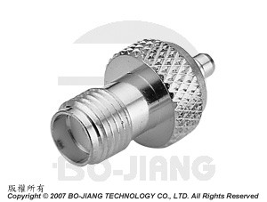 SMA母端對MMCX公端射頻微波同軸轉接器 - Adaptor SMA Jack to MMCX Plug