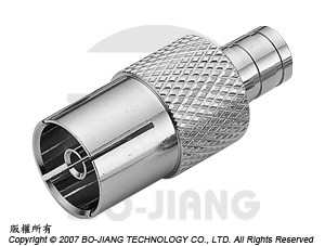 PAL母端對SMB公端射頻微波同軸轉接器 - Adaptor PAL Jack to SMB Plug