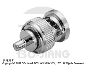 Adaptador de Plugue BNC para Tomada SMB RF Coaxial - Adaptador de Plugue BNC para Tomada SMB