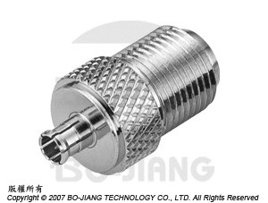 F TYPE JACK TO MCX PLUG RF/MICROWAVE COAXIAL ADAPTOR - Adaptor F Jack to MCX Plug