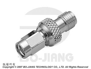 SSMA公端SMA母端射頻微波同軸轉接器 - Adaptor SSMA Plug to SMA Jack