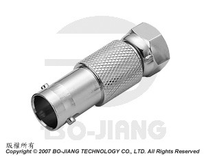 BNC對F射頻微波同軸轉接器 - BNC對F連接器