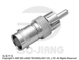 BNC to RCA RF Coaxial adaptor - Adaptor BNC Jack to RCA Plug