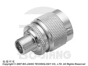 F-TYP HONA TILL N-HANE RF/MICROVÅG KOAXIALADAPTER - Adapter F-Hona till N-Hane