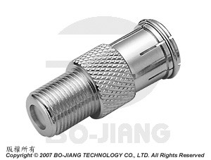 F TYPE JACK TO PAL QUICK MODE JACK RF/MICROWAVE COAXIAL ADAPTOR - Adaptor F Jack to PAL Quick Jack