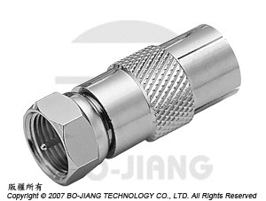 F公端對PAL母端射頻微波同軸轉接器 - Adaptor F Plug to PAL Jack