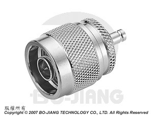 N-TYYPIN PISTOKE 1.0/2.3 LIITTIMELLE RF/MIKROAALTO KOAKSIAALISOVELLIN - Sovitin N-pistoke 1.0/2.3-liittimelle