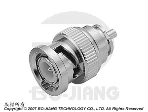 BNC RF Coaxial connector recept type for modeling mode - BNC Recept Plug For Molded