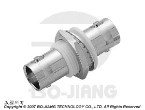 BNC JACK to JACK with isolated  RF coaxial Adaptor - BNC Isolated Bulkhead Jack to Jack Adaptor