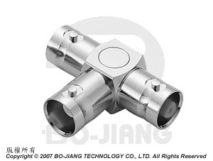 BNC T型,同軸轉接器 - BNC T型同軸轉接器