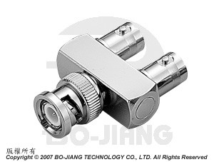 BNC Y shaped RF Coaxial Adaptors - BNC 'y' Link Jack-Plug-Jack Adaptor