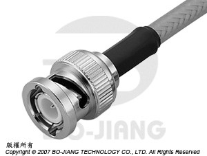 Conector RF BNC para cabo coaxial tipo crimpagem - Conector BNC Crimp Plug