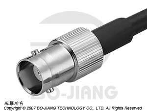 Conector RF coaxial BNC JACK, tipo de crimpagem - Macaco de crimpagem BNC