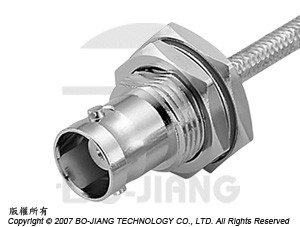 BNC母端,穿牆式,焊接型同軸連接器 - BNC母頭穿牆式焊接型連接器
BNC Bulkhead Direct Solder Jack