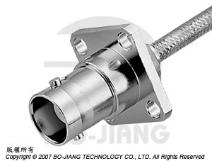 BNC母端,法蘭板式,焊接型同軸連接器 - BNC母頭平板式焊接型連接器
BNC Panel Direct Solder Jack