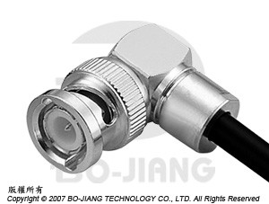 BNC PLUG RF connectors, right angle mode, clamping type - BNC R/A Clamp Plug