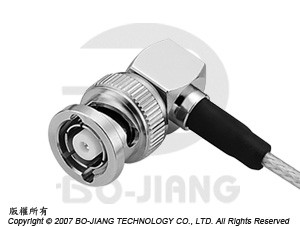 Conector BNC de Polaridade Reversa R/A CRIMP - Conector BNC de Polaridade Reversa R/A Crimp