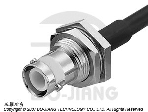 Conector BNC de Crimpagem com Polaridade Reversa - Conector BNC de Crimpagem com Polaridade Reversa