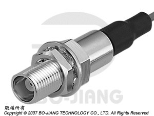 MCX BULKHEAD CRIMP JACK - MCX Bulkhead Crimp Jack