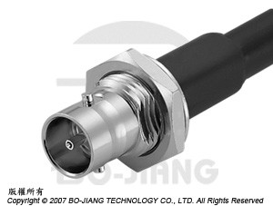 MINI BNC ANTEPARO CRIMP JACK - Mini BNC Bulkhead Crimp Jack