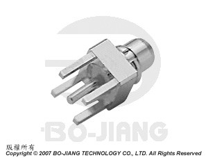 PLUGUE MMCX PARA MONTAGEM EM PCB - Plugue MMCX para montagem em PCB