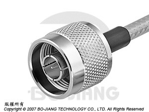 Conector coaxial RF do plugue reto N tipo crimping para cabo flexível - Plugue N Crimp