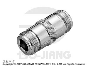 N型180度母端對母端射頻微波同軸轉接器 - N型母對母轉接頭