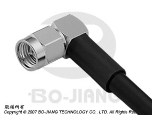 SMA PLUG RIGHT ANGLE , CRIMP TYPE - SMA R/A Crimp Plug