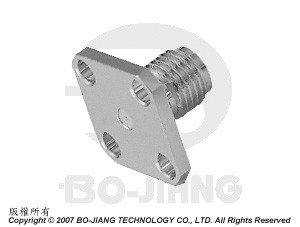 SMA JACK FLANGE  RECEPT TYPE WITH ACCEPTS PIN