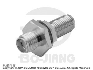 ADAPTATEUR SMA JACK À JACK AVEC EMBASE - Adaptateur SMA Jack à Jack avec embase