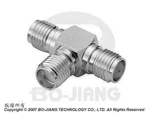 SMA T型母端對母端對母端射頻微波同軸轉接器 - SMA T-Angle Jack-Jack-Jack Adaptor