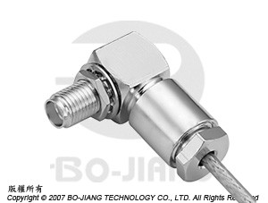 SMA90度母端緊壓式射頻微波同軸連接器
FOR RG-174/U, 188A/U, 316/U, LMR-100 - SMA R/A Clamp Jack