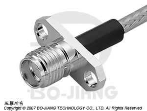 SMA JACK FLANGE  CRIMP TYPE - SMA Panel Crimp Jack