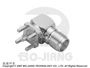 SMA FRPLUG RIGHT ANGLE  PCB MOUNT TYPE - SMA R/A PCB Mount Jack