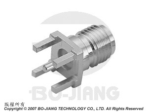 TIPO DE MONTAGEM EM PCB SMA JACK - SMA MONTAGEM EM PCB