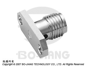 SMA JACK FLANGE  RECEPT TYPE WITH ACCEPTS PIN - SMA Panel Recept Jack-Accepts Pin