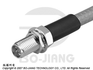 反極性SMA母端穿牆型鉗緊式射頻微波同軸連接器 - SMA Reverse Polarity Bulkhead Crimp Jack