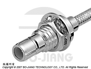 SMB BULKHEAD DIRECT SOLDER JACK - SMB Bulkhead Direct Solder Jack