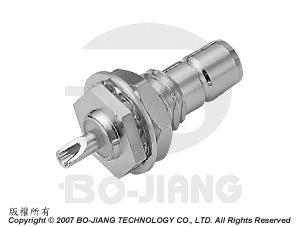 SMB BULKHEAD RECEPT JACK - SMB Bulkhead Recept Jack