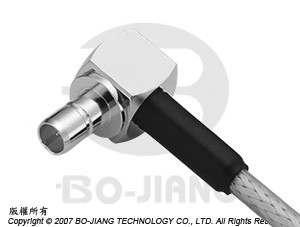 SMB 75 ohms R/A CRIMP JACK - SMB 75 Ohms R/A Crimp Jack
